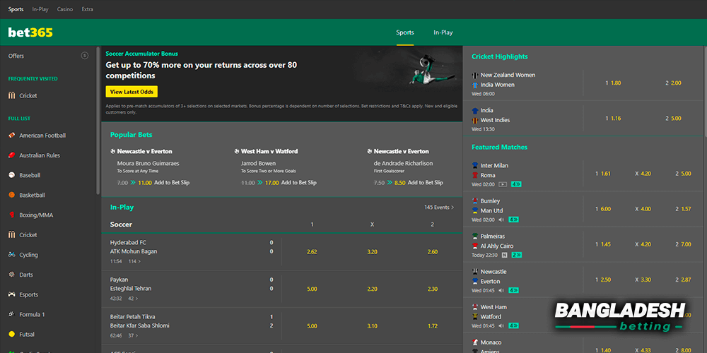 Bet365 Overview