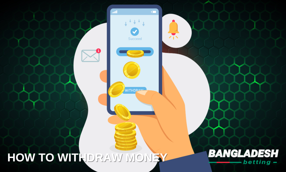 Step by step how to withdraw funds from the Crickex app