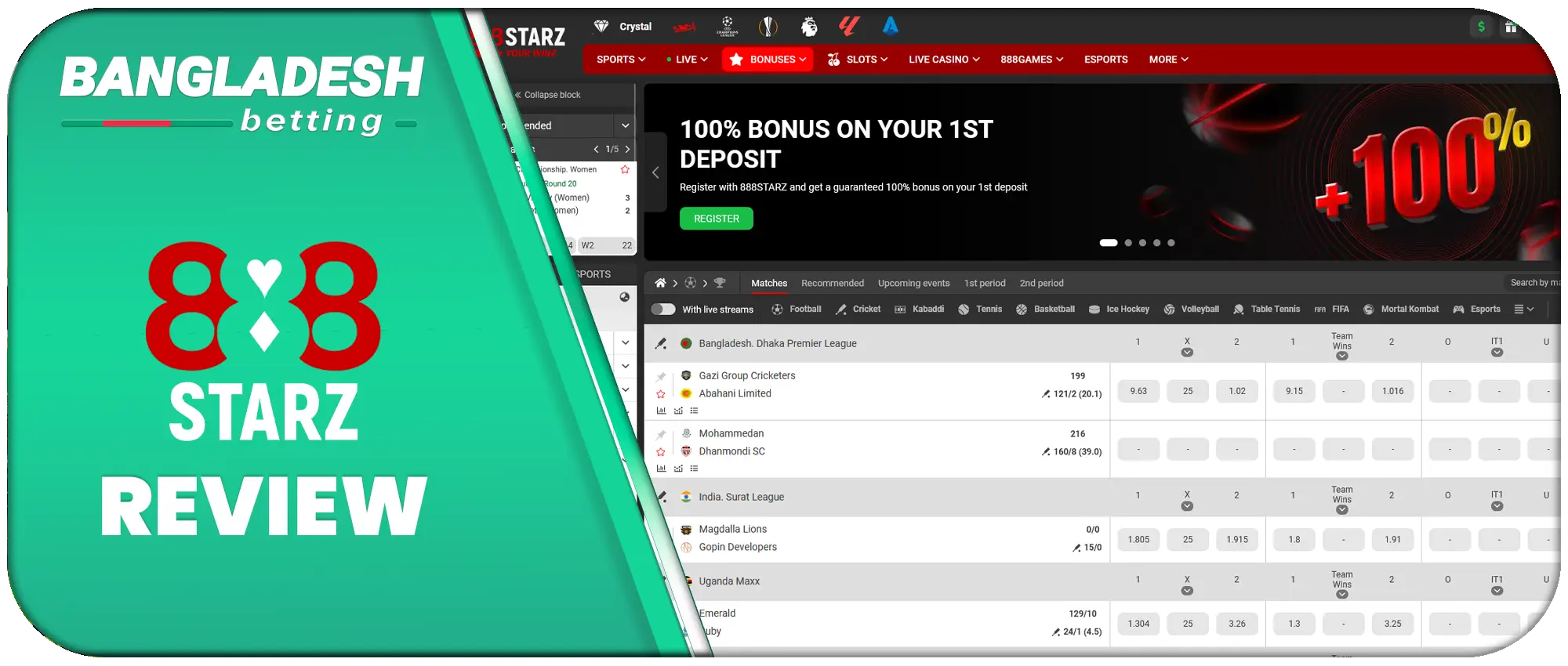 Review 888starz Bangladesh is legal in the country and internationally