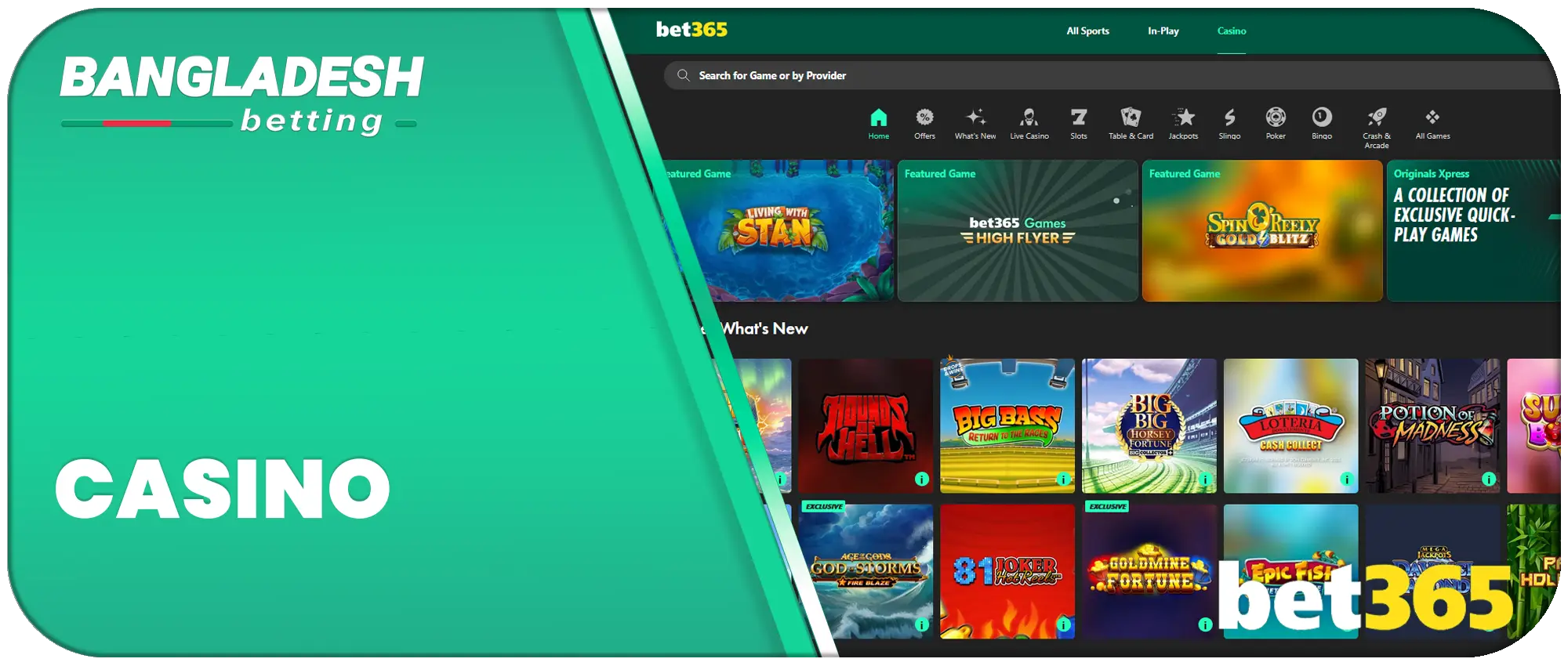 Casino games Bet365