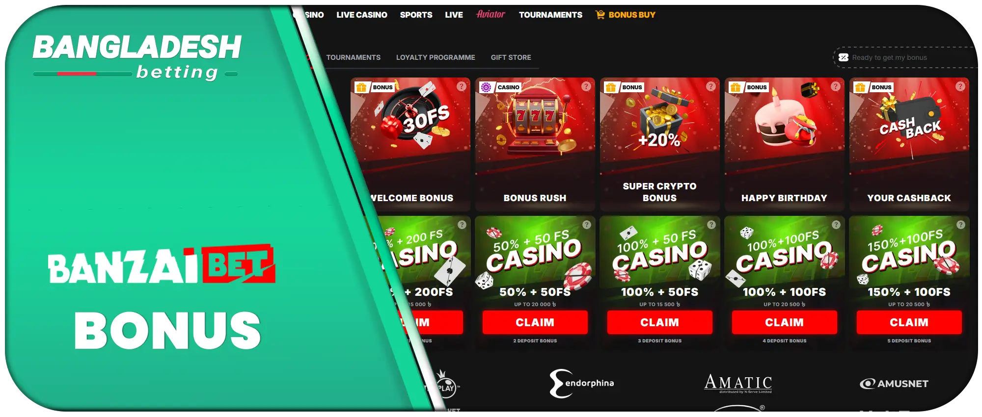 Bonzaibet Bonus review