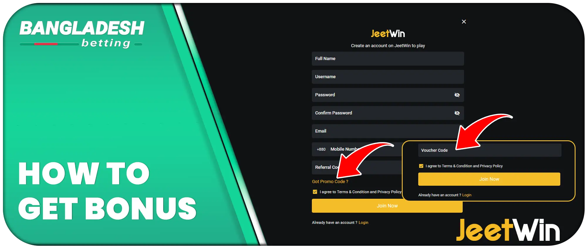 Get Jeetwin bonus