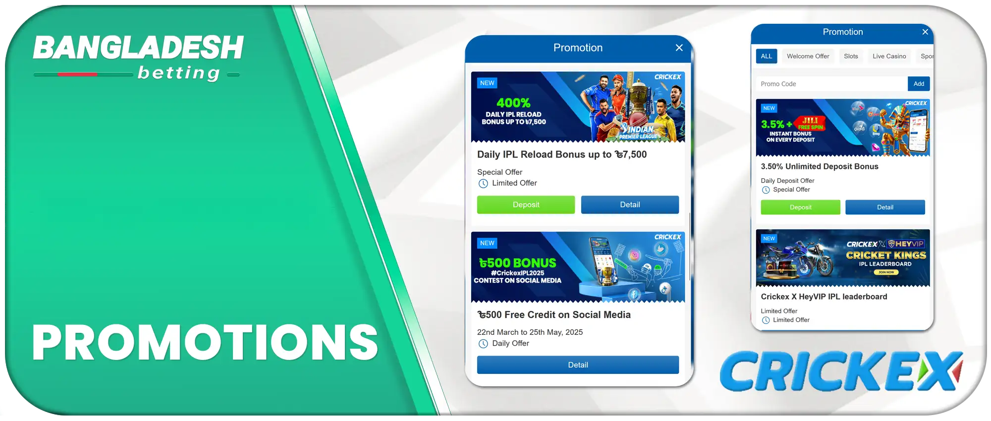 Crickex promotional activities